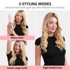 Zavarea Automatic Curling Iron, 1 Inch Hair Curler with 5