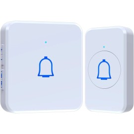 RingBell Wireless Doorbell Waterproof Battery Operated Door Bell Chimes Kit