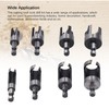 8PCS Set Wood Plug Cutter Drill Bit Hex Shank 4PCS