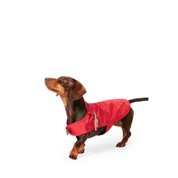 Rosewood Joules Red Water Resistant Dog Coat, Red, Medium