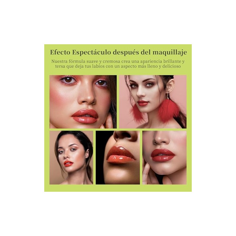 Lip Oil Hidratante Lip Gloss, Juego de 5 Colores