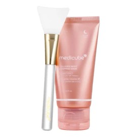 Kit Collagen Wrapping Mask + Jelly Brush Medicube Original Todo Tipo De Piel