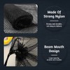 8PCS Mesh Bags Drawstring Bag Set - Nylon Mesh Drawstring