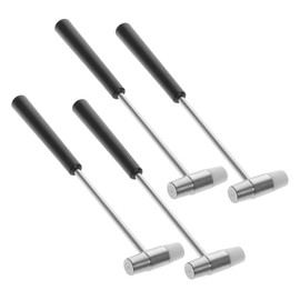 Housoutil 4pcs Lightweight Mallet Hammer Soft and Hard Tips for Jewelry Repair and Maintenance and Mini Hammers for Diyers and Craftsmen