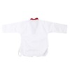 Taekwondo Uniform Striped Model Polyester Cotton with Belt Martial Arts