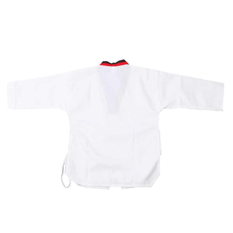 Taekwondo Uniform Striped Model Polyester Cotton with Belt Martial Arts