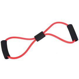 Expander Resistance Band, 8-Shape Expander Resistance Training Bands Training Rope Tube Workout Fitness Exercise for Yoga Pilates (Red) Sportinggoods Yoga Accessories