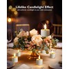 merrynights Remote Candles, 12Pcs Timer LED Votive Candle, Realistic 3D