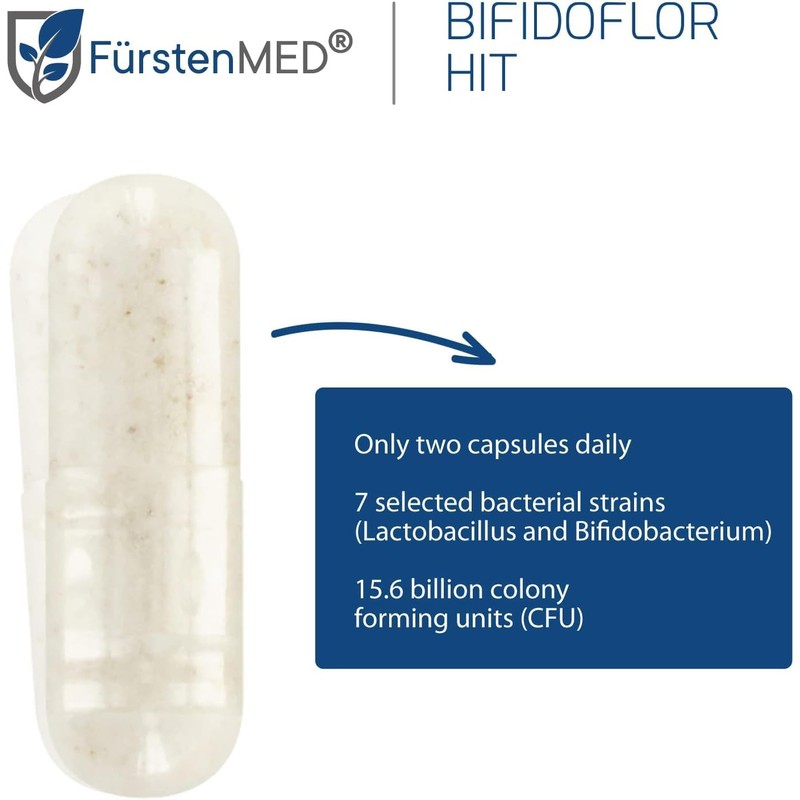 FürstenMED Bifidoflor HIT - Probiotic Supplement - Lactobacillus Salivarius, Gasseri,
