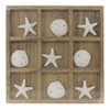 DEI Shell Tic tac Toe, 9" sq, Multicolored