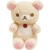 San-X MF88901 Rilakkuma "Rilakkuma Cuddling You" Stand Plush Toy, Korilakkuma