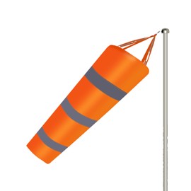 kaoco 吹き流し 風測定バッグ 反射ベルト 風力計 風速計 長さ80cm 風向き 気象観測 室外 作業