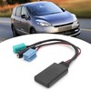Akozon Bluetooth Car Kit 6-Pin AUX Adapter with Microphone Wiring
