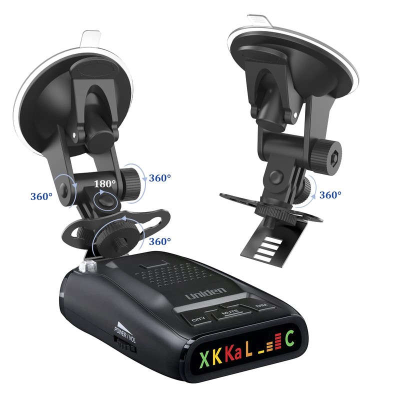 Radar Detector Mount,Heavy Duty Windshield and Dashboard Suction Cup Mount