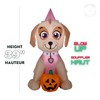 Gemmy Airblown Skye w/Pumpkin Nick, 3 ft Tall, Multi