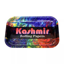 Kashmir Rolling Tray Set of 3 Metal Tray Perfect for Travel Storage & Serving by Kashmir