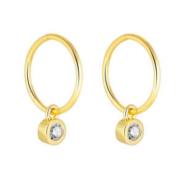 Serenity Sleepers 24K Gold Plated 925 Solid Sterling Silver Sleeper