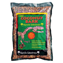 T-Rex Reptile Terrarium Substrate - Coconut Bark 4qt Bag (4qt)