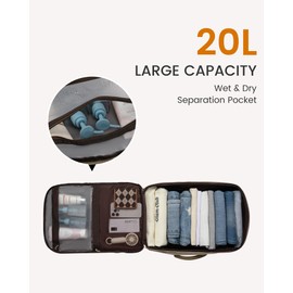 LOVEVOOK Backpack Hand Luggage Aeroplane Travel Backpack Women's Cabin Bag Cabin Bag Cabin Luggage Backpack Hand Luggage Weekender Bag, 1-beige khaki, Travel Backpacks