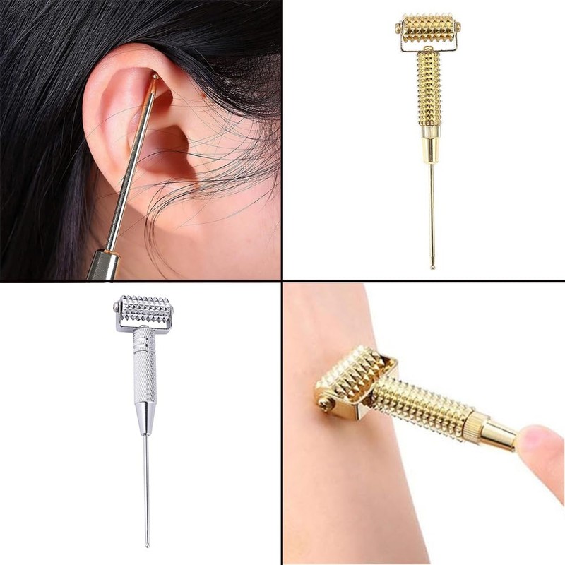 1 Piece Face Massage Roller, Acupuncture Points Acupressure Roller Ear