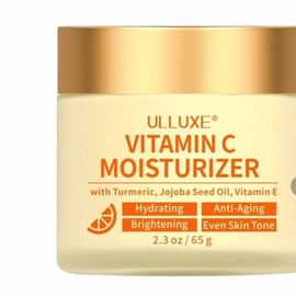 Vitamin C Turmeric Face Moisturizer – Brightening & Anti Aging Face Cream for Dark Spots, Wrinkles & Uneven Tone – Glowing Skin Care Hydrating with Niacinamide & Squalane for All Skin Types, 2.3 Oz