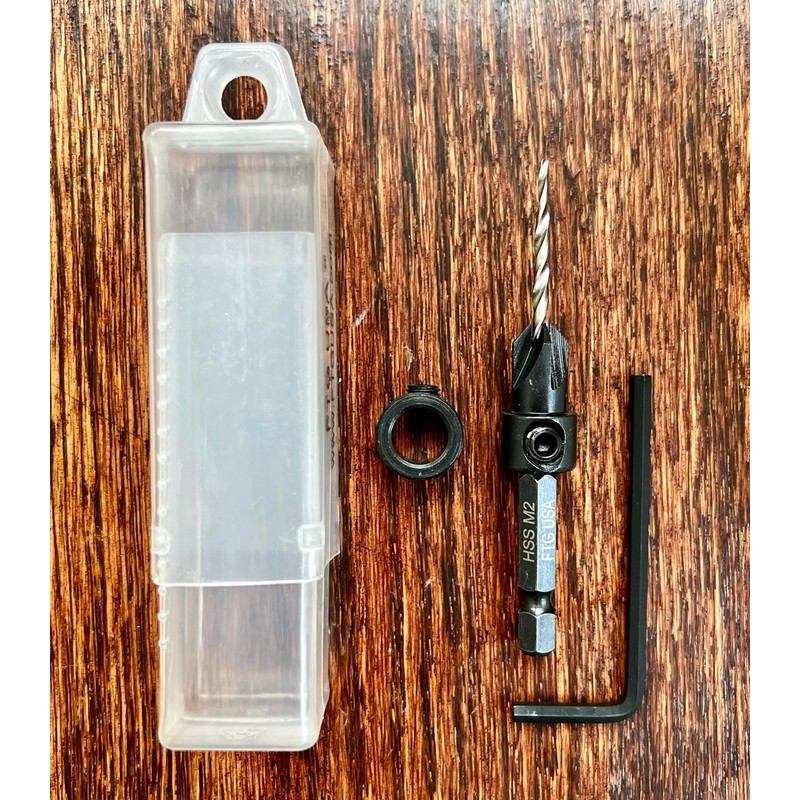 FTG USA Adjustable Wood Countersink Drill Bit #4 (7/64") with