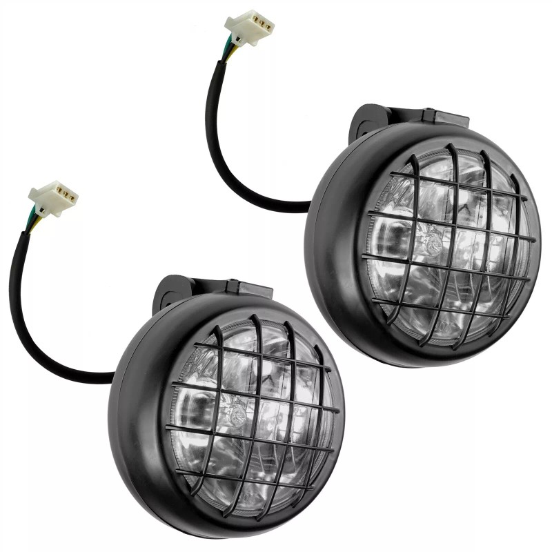 Caltric Headlight Set Complete Left and Right for Yamaha Warrior