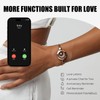 TOTWOO Long Distance Touch Bracelets for Couples, Light Up and