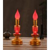 Omeet Led Retro Chinese Candle lamp Vintage Style Retro Nostalgic