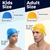 AqtivAqua Swimming Cap for Adults and Kids — Soft and