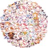 Generic 50Pcs Cute Rainbow Cow Stickers, Animal Stickers for Kids