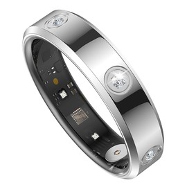 Smart Ring for Women Men Diamond Fitness Tracker Sleep Heart Rate Monitor Smart Rings for Android iOS Phone Pedometer Calorie Step Counter Stylish Ladies Rings for Women Elegant Activity Tracker