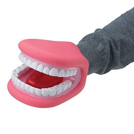 SmileMakers Mega Mouth Hand Puppets - Dental Hygiene Products - 6 per Pack