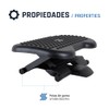 iggual RP3 Healthy Black Ergonomic Footrest Adjustable Height and Tilt