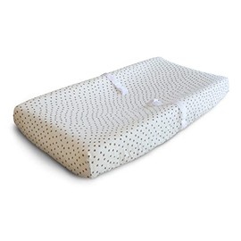 mushie Extra Soft Muslin Fitted Changing Pad Cover (Bloom)