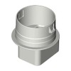 StormDrain Downspout Adapter Offset Landscaping Drain Pipe 2-in. x 3-in.