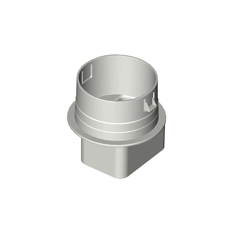 StormDrain Downspout Adapter Offset Landscaping Drain Pipe 2-in. x 3-in.