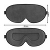 100% Blackout Sleep Masks for Women & Men, Eye Mask