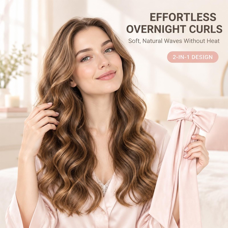 2026New Heatless Curl Headband,No Heat Required Does Not Damage Hair
