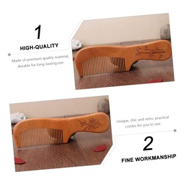 Ipetboom 4pcs Portable Static Combs Haircut Combs for Scalp Massage Gua Therapy Unisex Hair Styling Tools for Travel and Spa Use