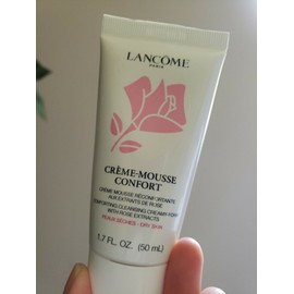 Lancome Creme Mousse Confort Cleansing w/ Rose extract Dry/Sensitive skin 1.7oz