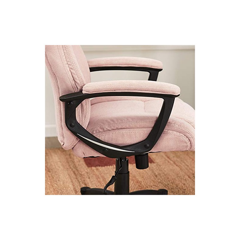 Serta Style Hannah II Office Chair, Harvard Pink Microfiber