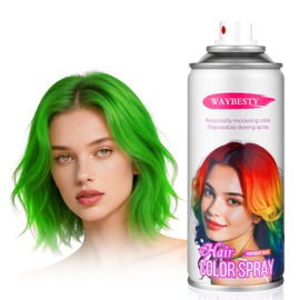 Temporary Hair Green Color Spray for Kids Women Men (Green, 4.06 oz)