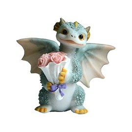 Gemmia Miniature Fairy Garden Dragon Figurine From My Heart
