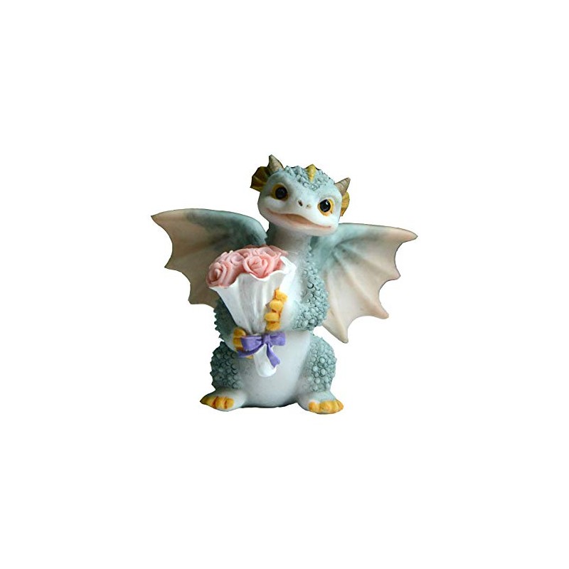 Gemmia Miniature Fairy Garden Dragon Figurine From My Heart