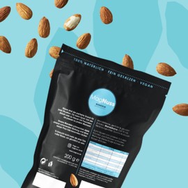 MagNuss Mandeln | Geröstete & gesalzene | 6x 200g-Packung | Knackige Mandelkerne | Hochwertiger veganer Snack