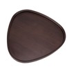 Wood Serving Tray Sturdy Bamboo Simple Elegant Triangular Multifunction Wooden