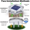 SIEDiNLAR Solar Deck Lights Outdoor 2 Modes LED Driveway Markers