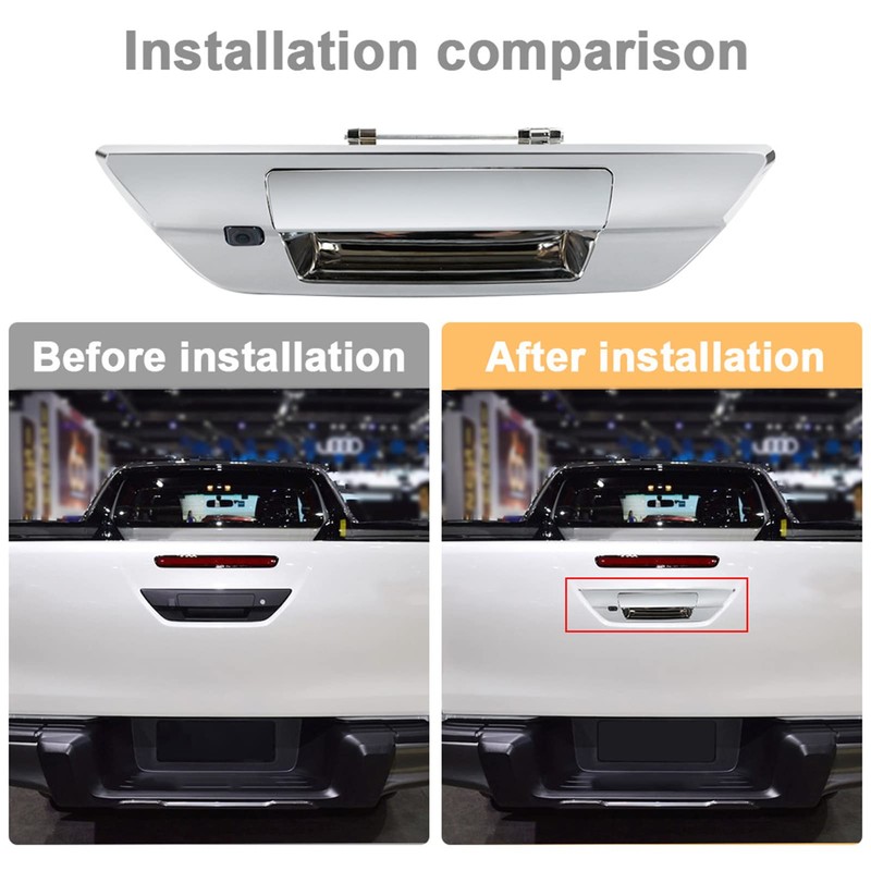Reverse Backup Camera, Fydun 12V IP68 110° View Angle Night