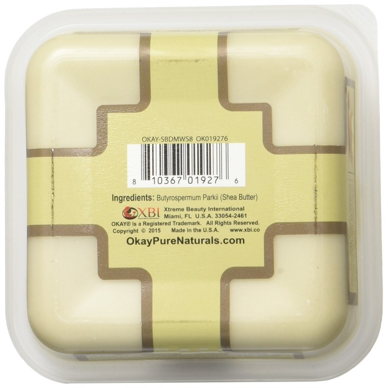 Okay Shea Butter White Smooth Deep Moisturizing, 8 Oz